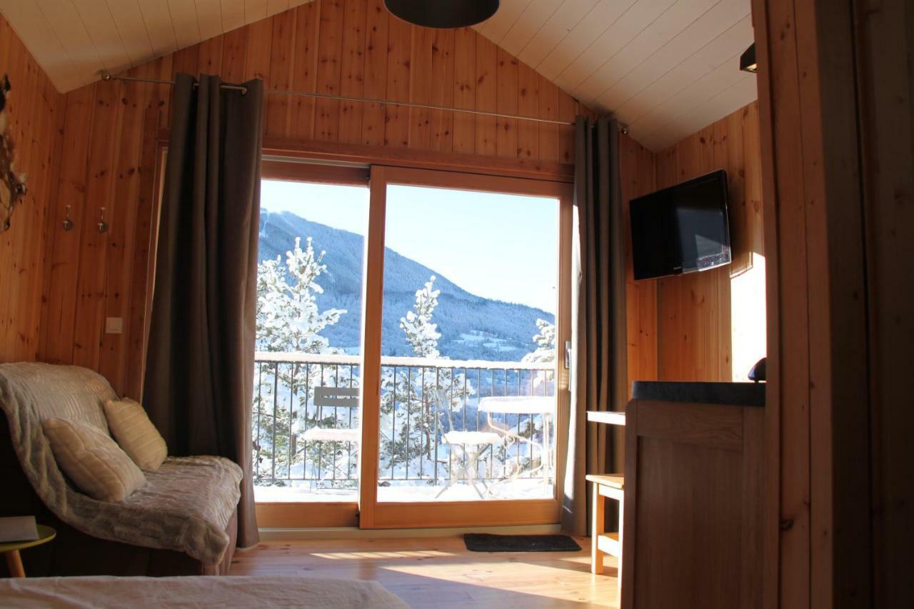 Clos Shambhala-Chalet D'Hotes Saint-Jean-Saint-Nicolas Exterior foto